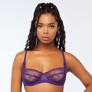 Savage x Fenty Baby Scalloped Lace Balconette Bra
